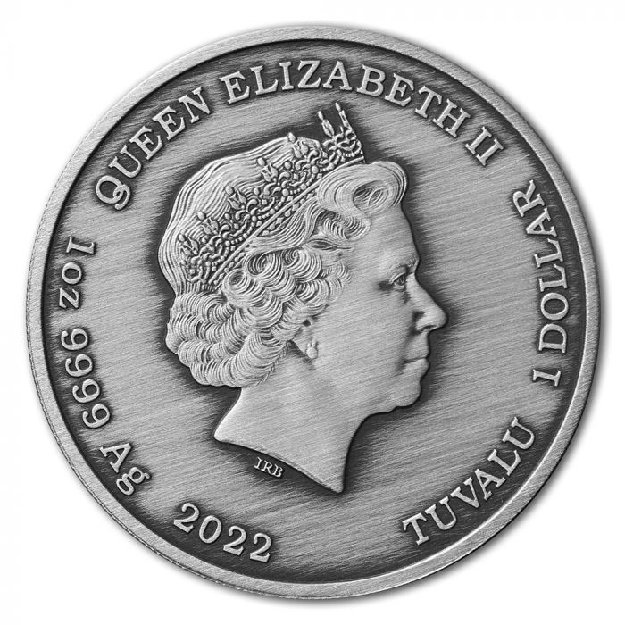 2022 Hera 1 Oz Silver Bullion- Antiqued Finish - Perth Mint
