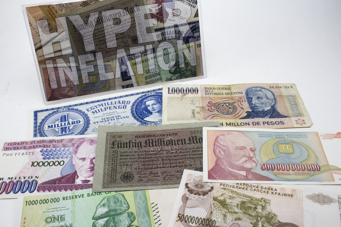 HyperInflation Note Set - 7 Banknotes