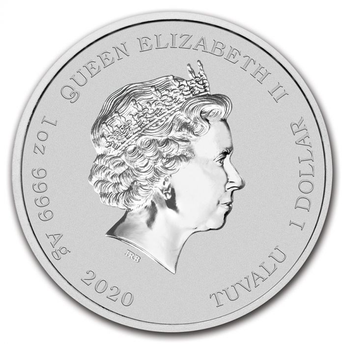 2020 John Wayne 1 Oz Silver - Perth Mint - Brilliant Uncirculated