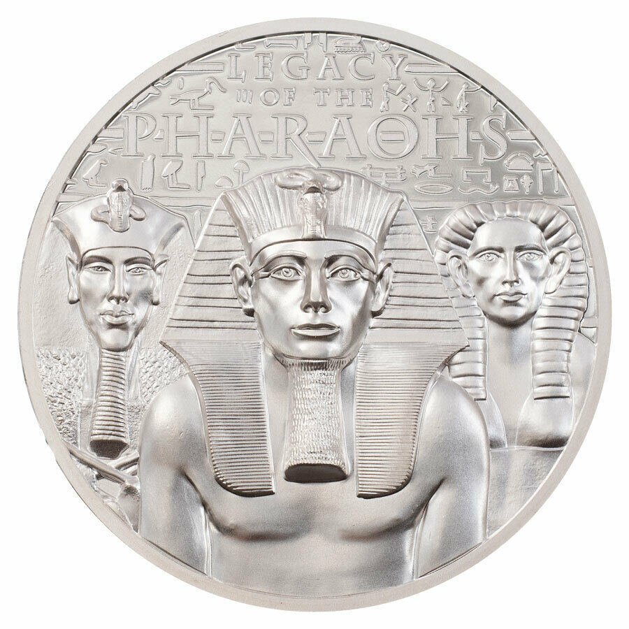2022 Cook Islands -  Legacy of the Pharaohs - Ultra High Relief 1 oz Silver