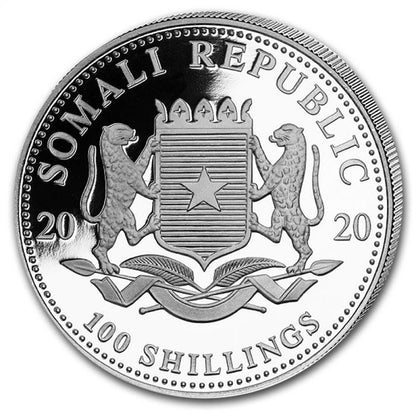 2020 Leopard - 1 Oz Silver - Royal Australian Mint - Brilliant Uncirculated