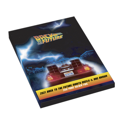 2021 Back To The Future Series - Marty McFly and Doc Brown - Silver Foil