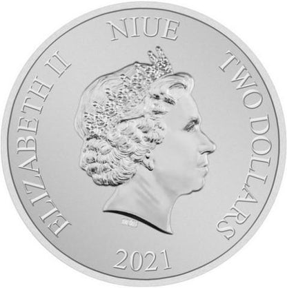 2021 Millenium Falcon 1 Oz Silver - New Zealand Mint