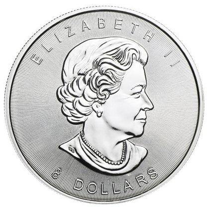 2015 $8 Polar Bear and Cub 1.5 oz Silver - Royal Candian Mint BU