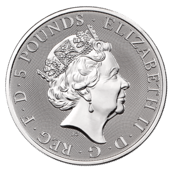 2021 Queen's Beast Completer 2 oz .9999 Silver Bullion