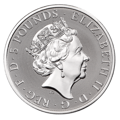 2021 Queen's Beast Completer 2 oz .9999 Silver Bullion