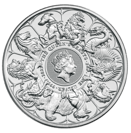 2021 Queen's Beast Completer 2 oz .9999 Silver Bullion