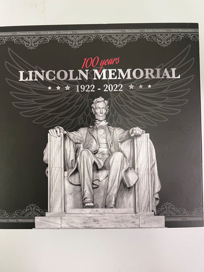 2022 Samoa Lincoln Memorial  - 1 Kilo Silver Antique Finish