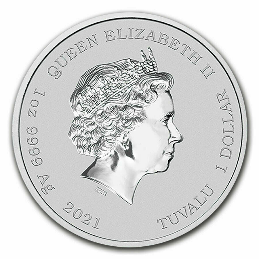 2021 James Bond 007 Logo 1 Oz Silver - Perth Mint - Business Strike