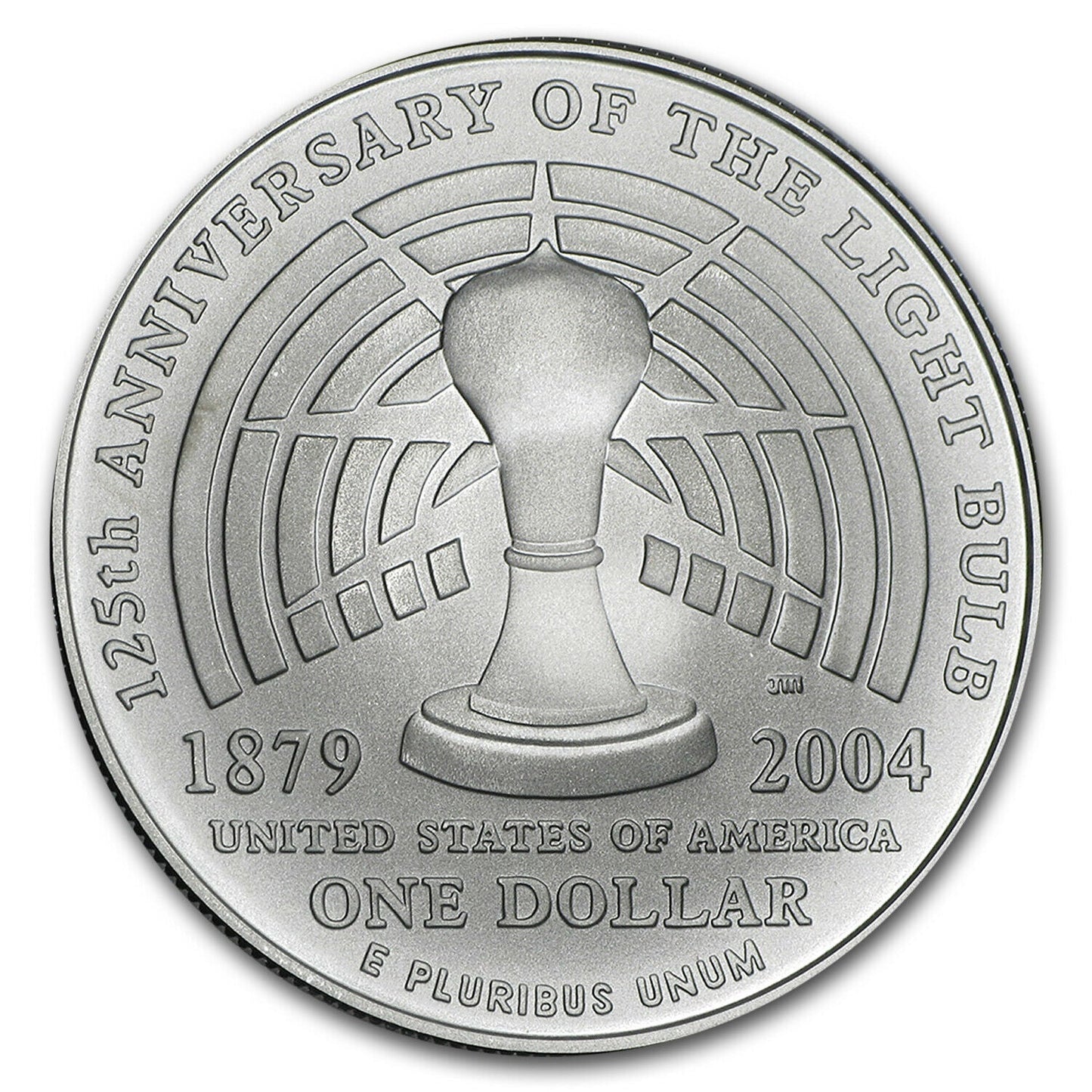 2004 ThomasA. Edison Commem BU Silver Coin