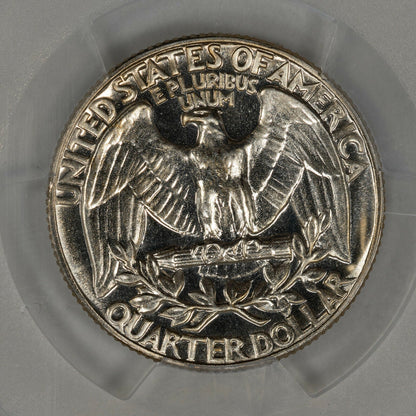 1952 Washington Silver Quarter Philadelphia - FS 901 Superbird  - PCGS PR67
