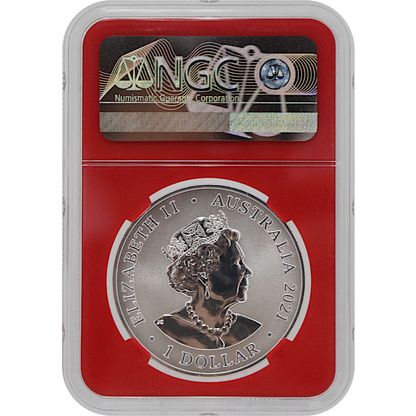 2021 Great White Shark - 1 Oz Silver - Royal Australian Mint - NGC MS70