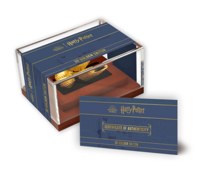 2022 Wizarding World of Harry Potter 3D Golden Snitch - 3 Oz Silver