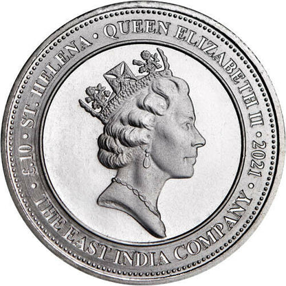 St. Helena Spade Guinea Shield 1/10 oz