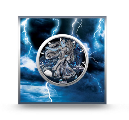 2022 Storm Silver Eagle II 1 Oz Silver - Icon Mint Special Edition