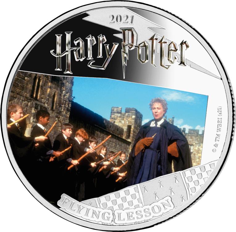 2021 Samoa - Flying Lesson  Colourised Silver Proof Coin