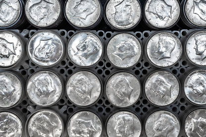 1965 Kennedy 40% Silver Half Dollar Roll of 20 - Uncirculated